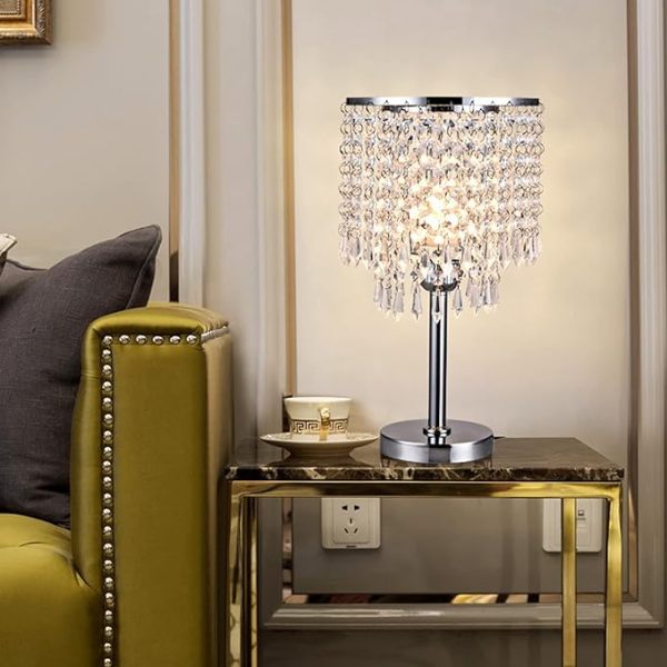 Lampe de table en verre créative moderne, blanche