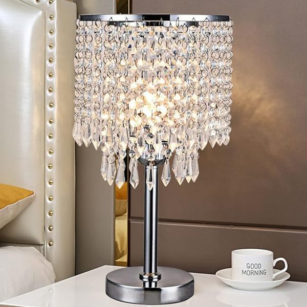 Lampe de table en verre créative moderne, blanche
