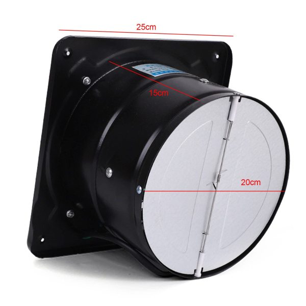 Ventilateur axial industriel de 200 mm pour mur de fenêtre, ventilateur d'extraction, ventilateur d'extraction