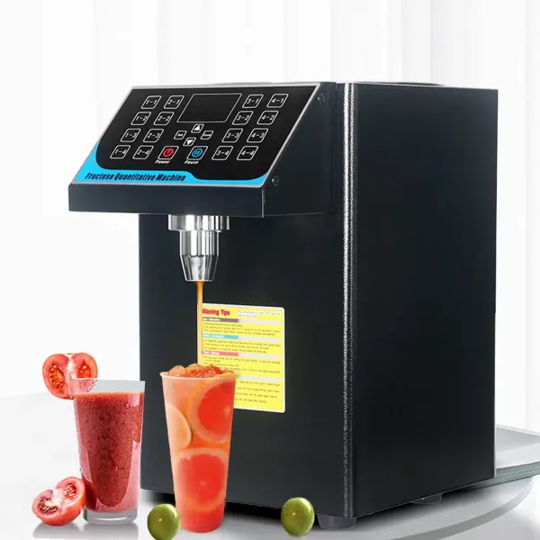 Distributeur automatique de sucre de fruits, sirop, bubble tea, équipement en acier inoxydable, 16 groupes, 220 V, 7,5 L, 450 W