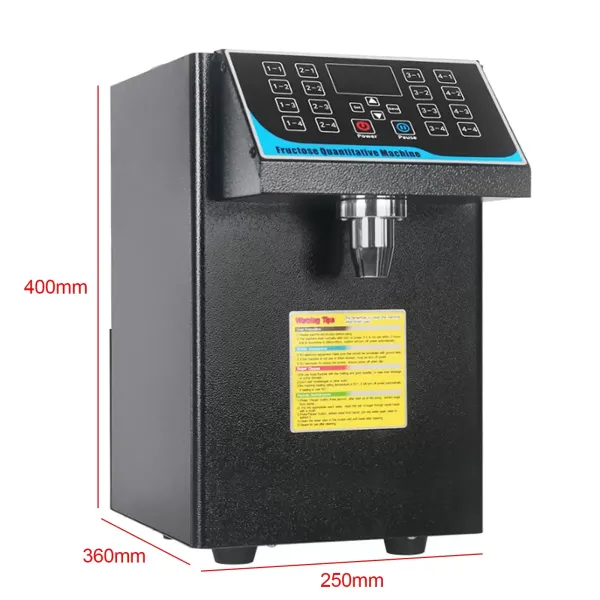 Distributeur automatique de sucre de fruits, sirop, bubble tea, équipement en acier inoxydable, 16 groupes, 220 V, 7,5 L, 450 W
