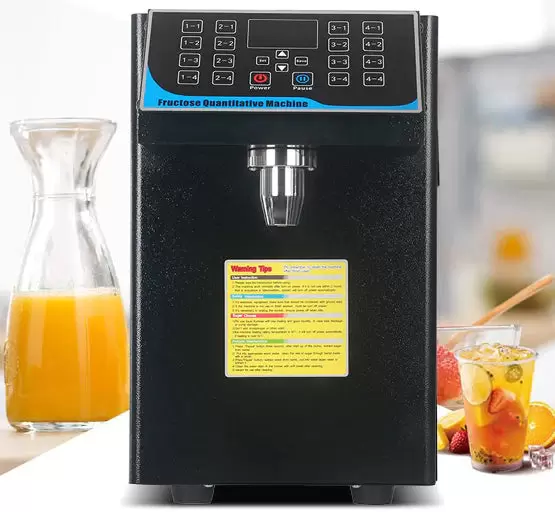 Automatische Fruitsuikersiroop Bubble Tea Dispenser Roestvrij staal Apparatuur 16 Groepen 220V 7.5L 450W