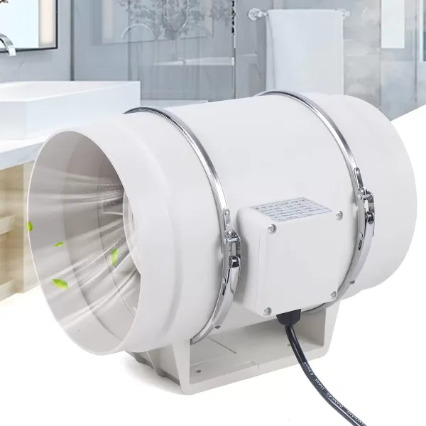 HF-200P Ventilateur tubulaire avec roulement à billes 220 V