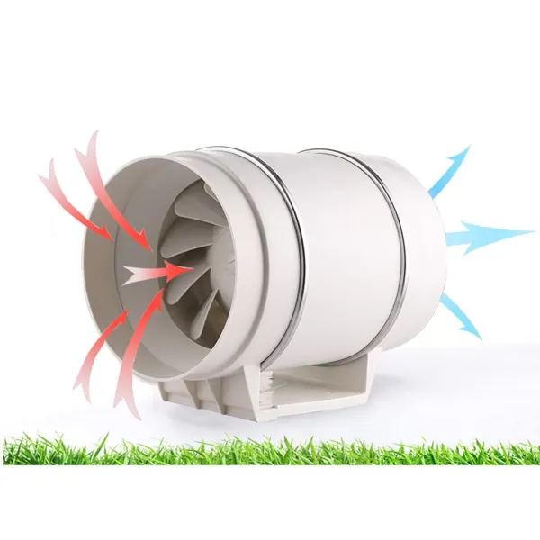 HF-200P Ventilateur tubulaire avec roulement à billes 220 V