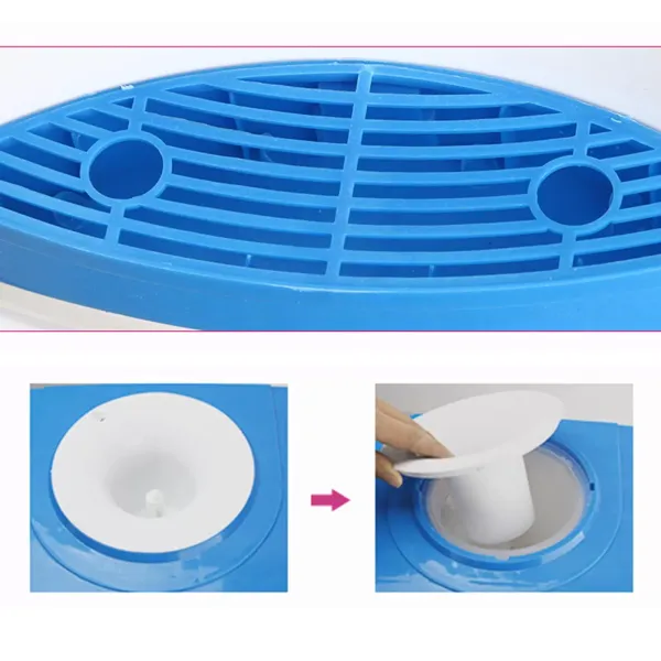 Distributeur d'eau de bureau - Refroidisseur d'eau potable - 550 W - Machine à boire électrique chaude et froide - Pour 5-18 l d'eau dans un seau