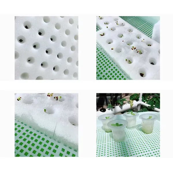Kit de culture hydroponique 2 couches pour balcon, hydroponique, tuyau en PVC hydroponique avec pompe à eau