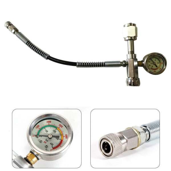 Station de remplissage pour fusil à air Refill avec adaptateur de charge avec tuyau micro de 60 cm Station de remplissage pour fusil à air Refill avec adaptateur de charge avec tuyau micro de 60 cm