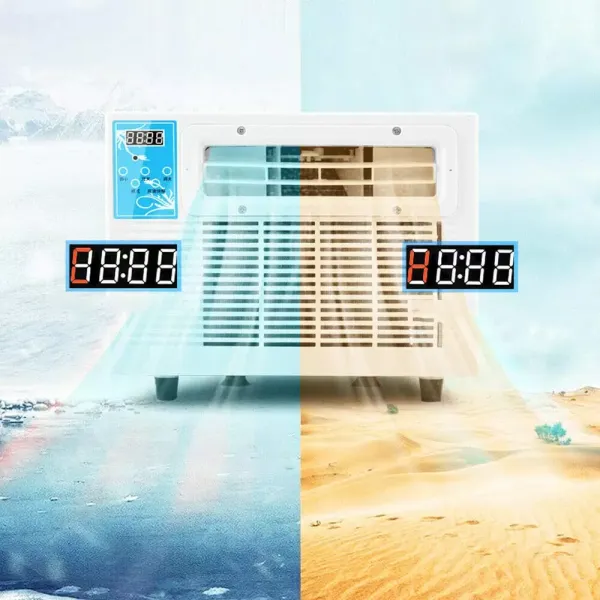 Climatiseur Mobile Portable 950W 220V Refroidisseur d'air Cooler et Ventilateur Mini Climatiseur, Humidificateur