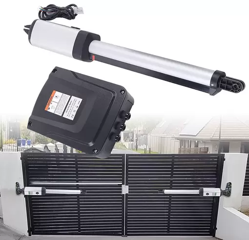 Automatische poortopenerset Heavy-duty zonnepoortaandrijving voor enkele draaipoorten