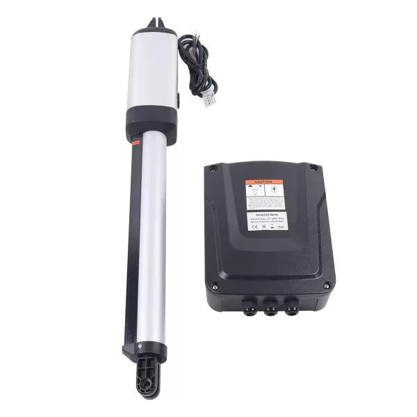 Kit d'Ouverture de Portail Automatique Opérateur de Portail Solaire à Usage Intensif pour Portails Battants Simples