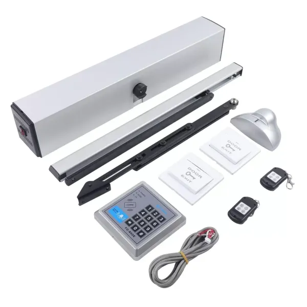 Ouvre-porte automatique avec télécommande et bouton poussoir - Pour une utilisation commerciale
