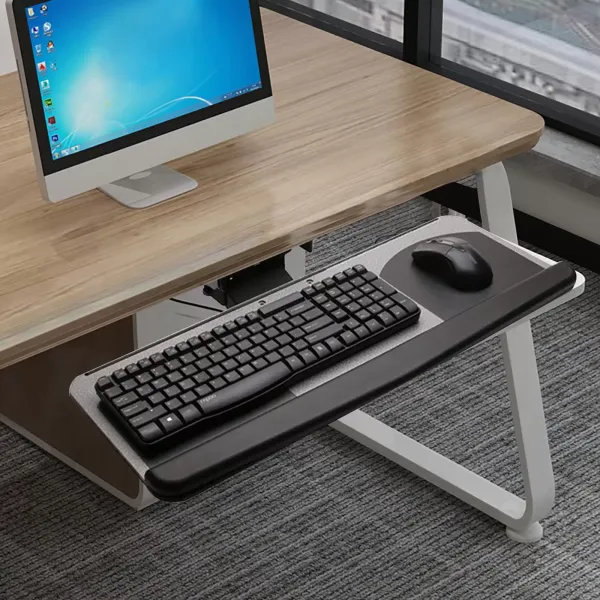 Support de clavier de bureau - Support ergonomique pour ordinateur portable - Réglable - Pour ordinateur portable