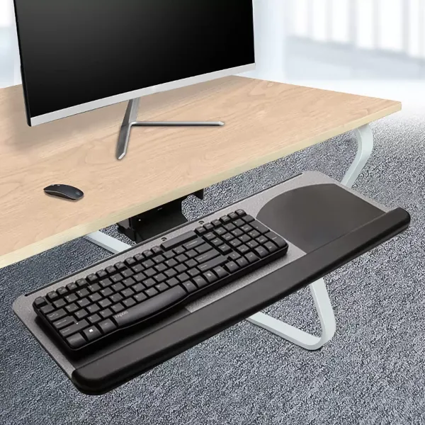 Support de clavier de bureau - Support ergonomique pour ordinateur portable - Réglable - Pour ordinateur portable