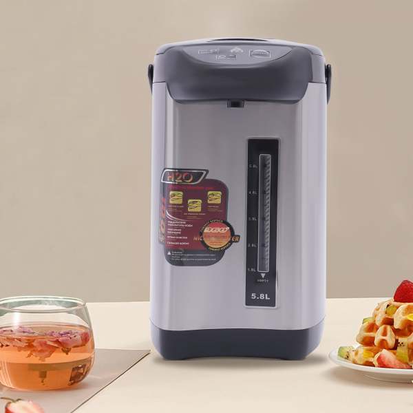CNCEST Distributeur d'eau chaude en acier inoxydable - 5,8 l - Pour l'école, la maison, le bureau, l'hôtel, etc. CNCEST Distributeur d'eau chaude en acier inoxydable - 5,8 l - Pour l'école, la maison, le bureau, l'hôtel, etc.
