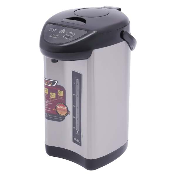 CNCEST Distributeur d'eau chaude en acier inoxydable - 5,8 l - Pour l'école, la maison, le bureau, l'hôtel, etc.