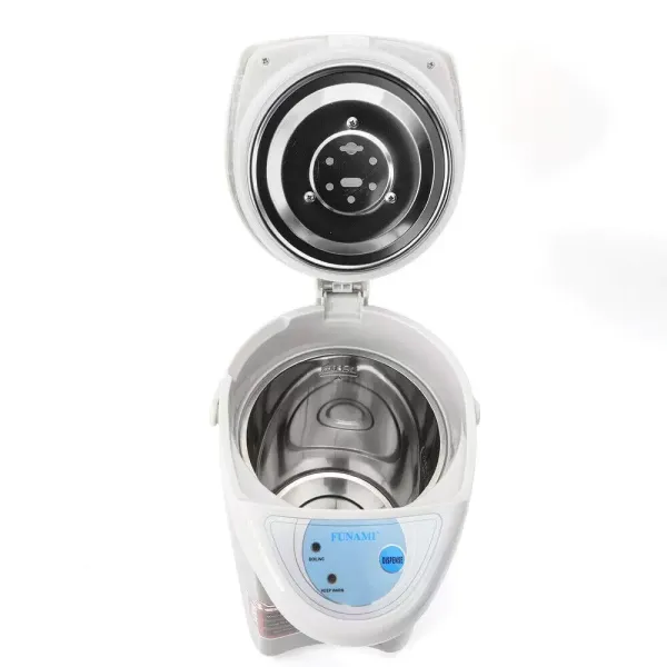 Bouilloire électrique en acier inoxydable - 5,8 l - Distributeur d'eau chaude - Affichage du niveau d'eau - Distributeur d'eau chaude - Gris Bouilloire électrique en acier inoxydable - 5,8 l - Distributeur d'eau chaude - Affichage du niveau d'eau - Distributeur d'eau chaude - Gris