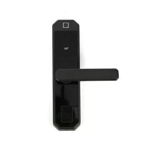 CNCEST-Verrou électronique pour porte avec empreintes digitales Noir Smart Lock 4,5 V-6,5 V