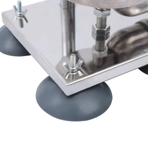 Machine de remplissage à saucisses 3 l en alliage d'aluminium - Pulvérisateur à saucisses manuel - Avec 4 ventouses en silicone - Avec 4 tubes de remplissage en acier inoxydable et 7 tubes
