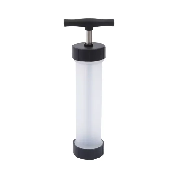 Machine de remplissage à saucisses 3 l en alliage d'aluminium - Pulvérisateur à saucisses manuel - Avec 4 ventouses en silicone - Avec 4 tubes de remplissage en acier inoxydable et 7 tubes