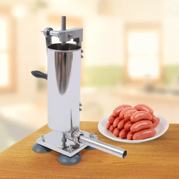 Machine de remplissage, machine à saucisses, 3L, verticale, avec 4 tubes de remplissage et 4 ventouses
