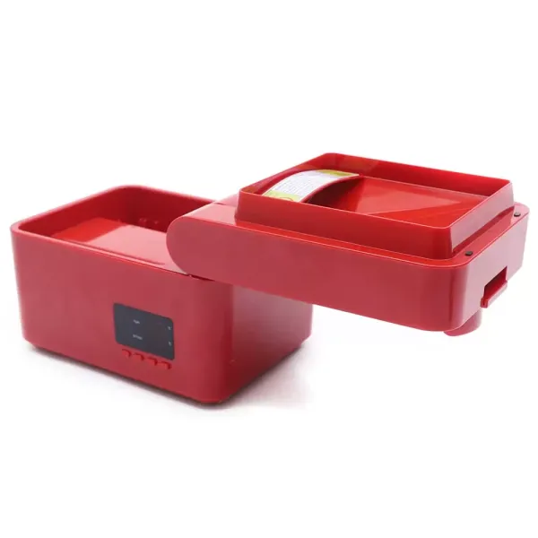Petit presse-huile automatique en plastique - 600 W - Pour extraction d'huile de noix - Rouge