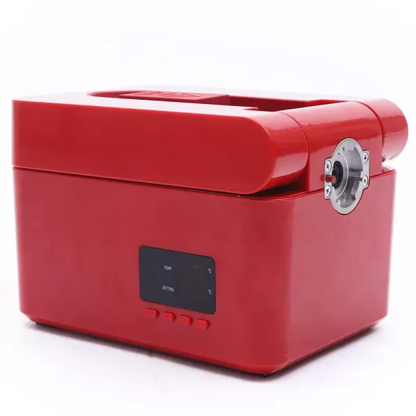 Petit presse-huile automatique en plastique - 600 W - Pour extraction d'huile de noix - Rouge Petit presse-huile automatique en plastique - 600 W - Pour extraction d'huile de noix - Rouge