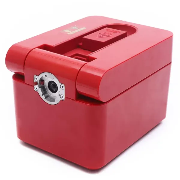 Petit presse-huile automatique en plastique - 600 W - Pour extraction d'huile de noix - Rouge