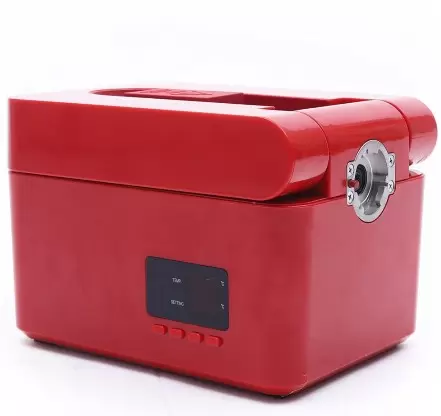 Petit presse-huile automatique en plastique - 600 W - Pour extraction d'huile de noix - Rouge