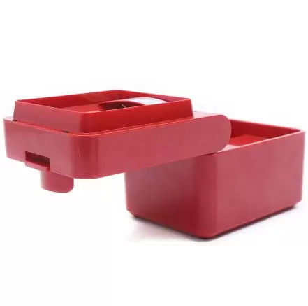 Petit presse-huile automatique en plastique - 600 W - Pour extraction d'huile de noix - Rouge