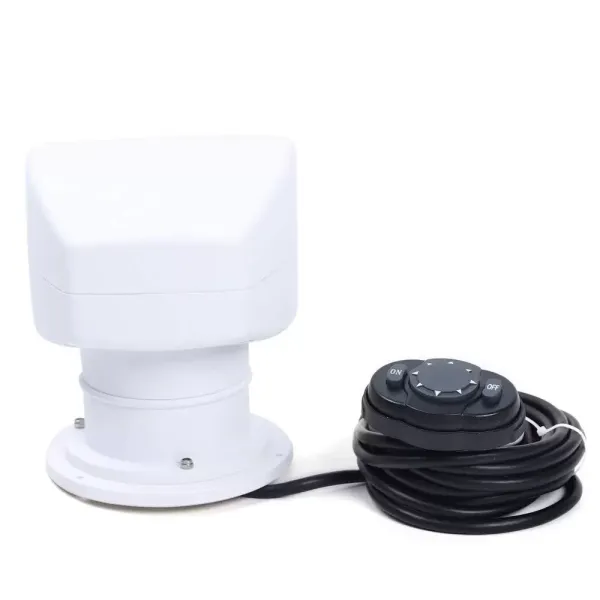 Marine Spotlight, 12 V 100 W étanche pour bateau, camion, voiture avec télécommande, rotation à 360 °, lampe extérieure pour yacht