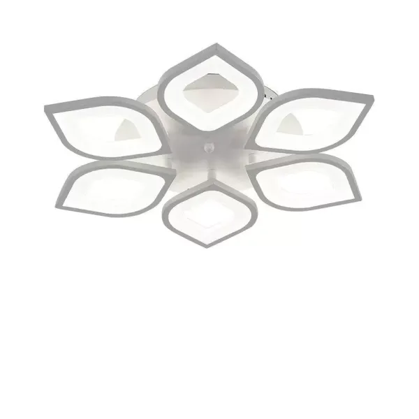 Plafonnier LED - Acrylique - Moderne - Lustre - Plafonnier - Suspension - Pour le salon et la maison - Intensité variable - 6 pièces