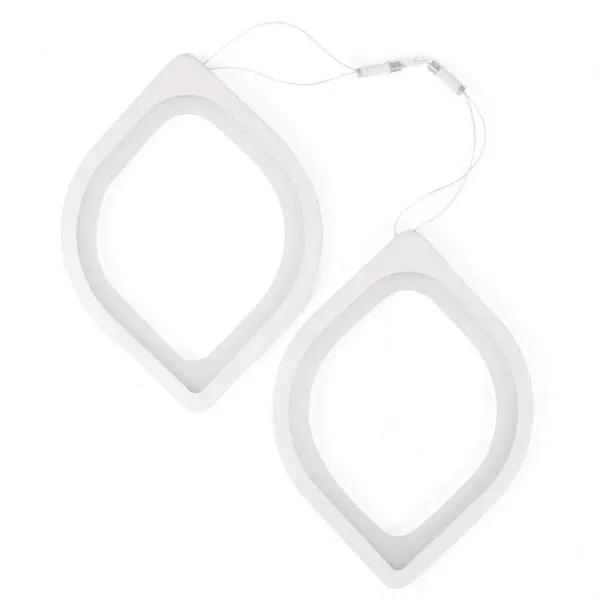 Plafonnier LED - Acrylique - Moderne - Lustre - Plafonnier - Suspension - Pour le salon et la maison - Intensité variable - 6 pièces