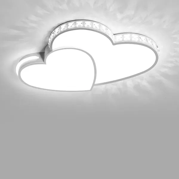 24W Plafonnier LED En Cristal Lustre De Suspension Design Moderne Pour Décorer Salon Chambre Couloir Balcon Escalier