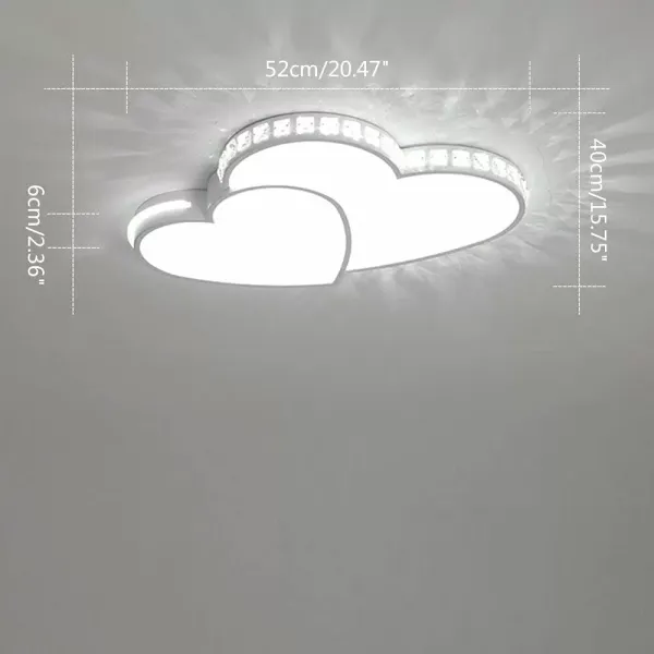 24W Plafonnier LED En Cristal Lustre De Suspension Design Moderne Pour Décorer Salon Chambre Couloir Balcon Escalier