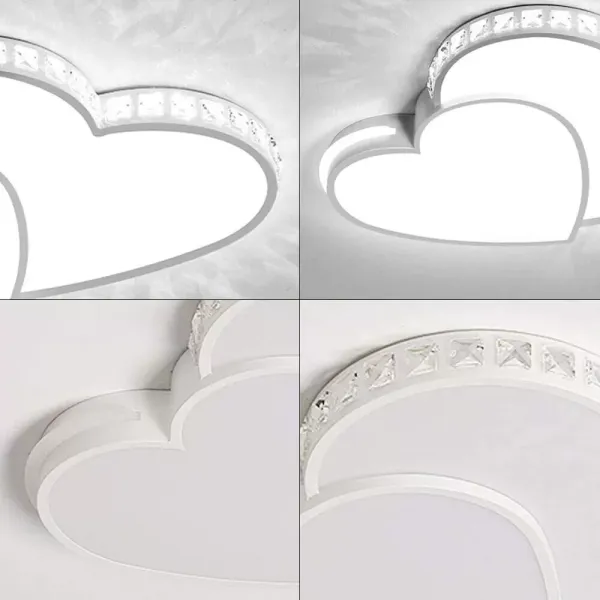 24W Plafonnier LED En Cristal Lustre De Suspension Design Moderne Pour Décorer Salon Chambre Couloir Balcon Escalier