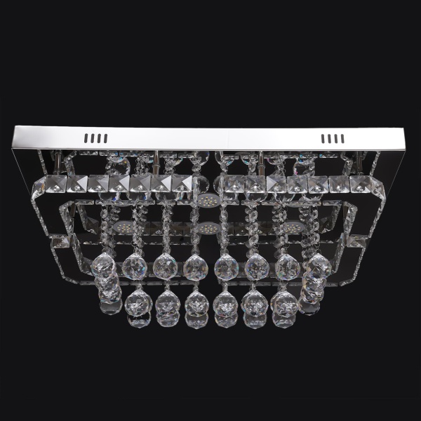 CNCEST 60cm plafonnier cristal Lustre à intensité variable