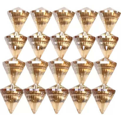 LED Moderne K9 Clair Cristal Plafond Lampe à suspendre Lobby Lustre d'éclairage 60*30cm