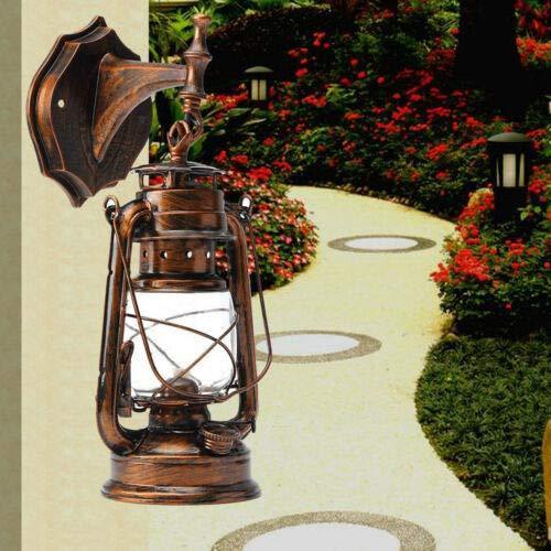 E27 Retro Antique Applique Murale en Métal Plastique Eclairage de Couloir Lanterne Murale Lampe Vintage