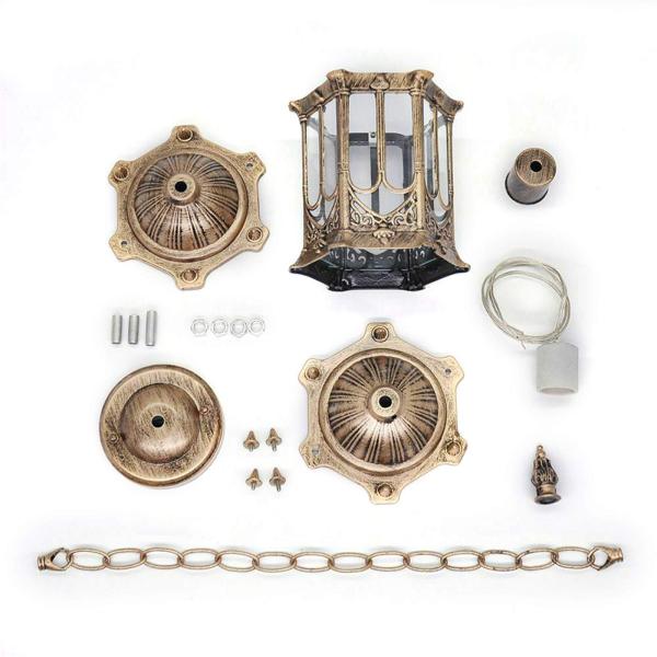 Suspension rétro E27 - En métal - Étanche - Pour extérieur - Pour intérieur et extérieur Suspension rétro E27 - En métal - Étanche - Pour extérieur - Pour intérieur et extérieur