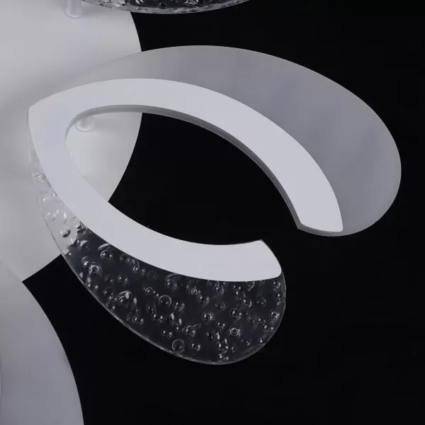 Lampe LED moderne à 6 bras en forme de fleur, éclairage LED à intensité variable en acrylique (72 W) Lampe LED moderne à 6 bras en forme de fleur, éclairage LED à intensité variable en acrylique (72 W)