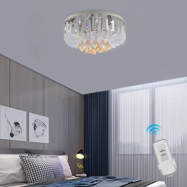Lustres En Cristal E14 Lustre Éclairage Suspendu Plafonnier De Luxe Moderne Plafonnier Luminaire 31-40W