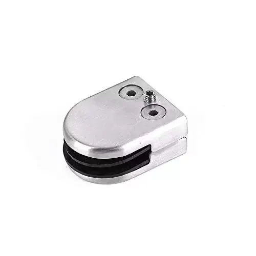 Pinces à Verre 20 PCS 8-10mm en Acier Inoxydable 304 Pinces à Verre Support en Verre Convient pour Verre ou Porte.