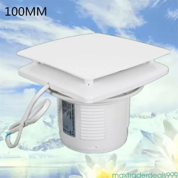 Ventilateur extracteur d'air de salle de bain - Moteur super puissant avec roulement à billes - 100 mm