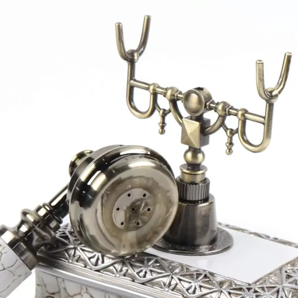 Téléphones fixes rétro antiques - Décoration de téléphone fixe - Filaire fixe - Convient pour les textiles de maison, les restaurants et les hôtels