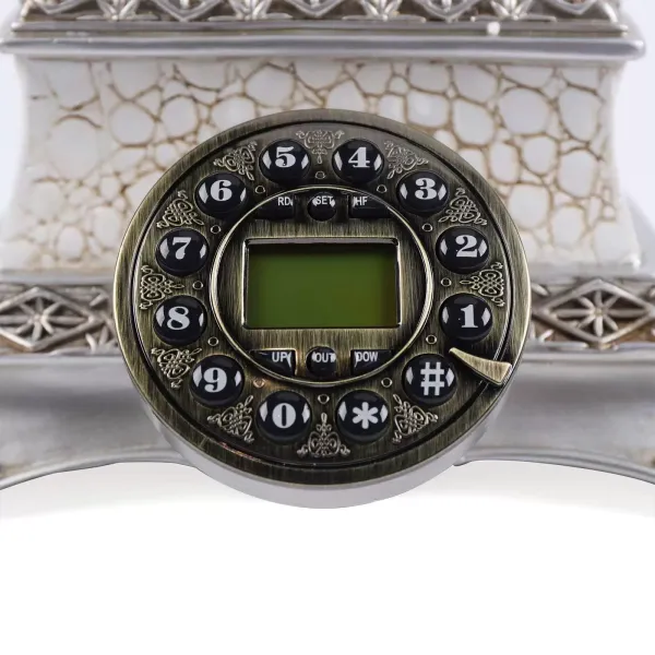 Téléphones fixes rétro antiques - Décoration de téléphone fixe - Filaire fixe - Convient pour les textiles de maison, les restaurants et les hôtels