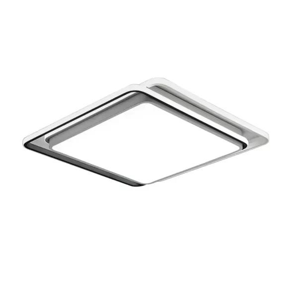 LED acrylique plafonnier salon lampe carré chambre moderne minimaliste éclairage 48CM