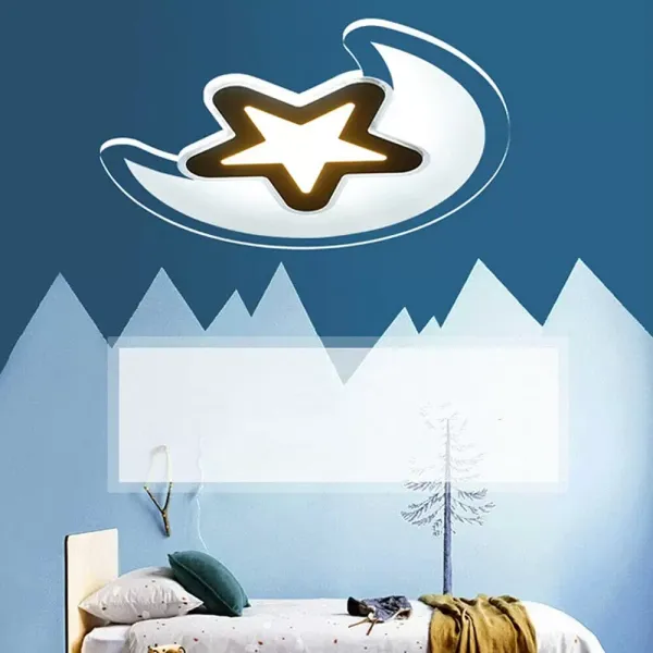 Plafonnier LED moderne en acrylique - Pour chambre d'enfant