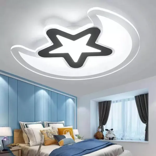 Plafonnier LED moderne en acrylique - Pour chambre d'enfant Plafonnier LED moderne en acrylique - Pour chambre d'enfant