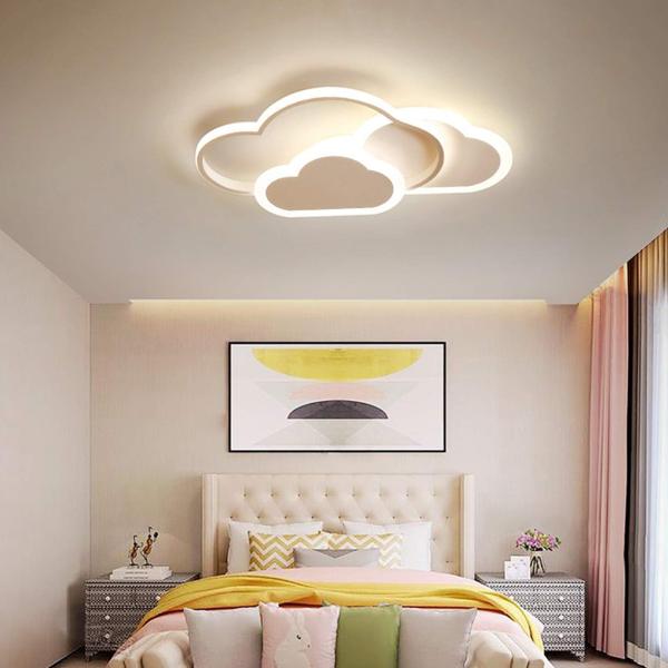 Plafonnier LED 45 W - Moderne - Simple -  En aluminium - Acrylique - Forme de nuage - Intensité variable