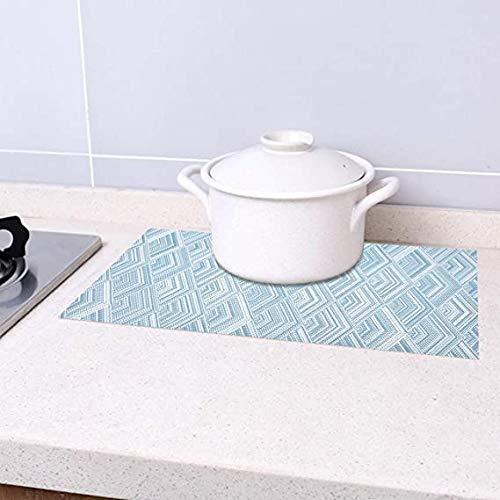 Lot de 4 sets de table antidérapants lavables 45 x 30 cm PVC antidérapant résistant à la chaleur pour cuisine